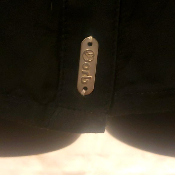 ORB Semi-Shear Black Blouse - Picture 2 of 8